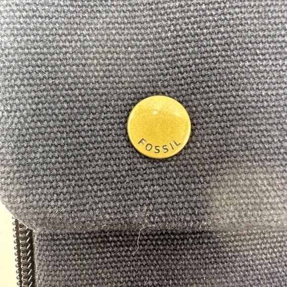 FOSSIL Navy Canvas iPad Tablet Case 10.5" x 8" - Picture 5 of 7